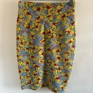 LuLaRoe Winnie the Pooh pencil skirt